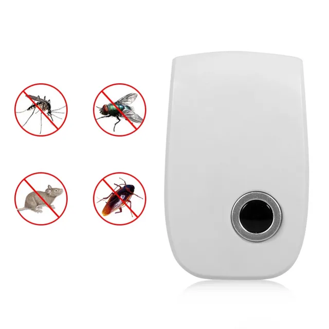 Electronic Ultrasonic Mosquito Repeller Anti Pest Bug Mosquito Cockroach Mouse Rat Killer Repeller Indoor EU Plug