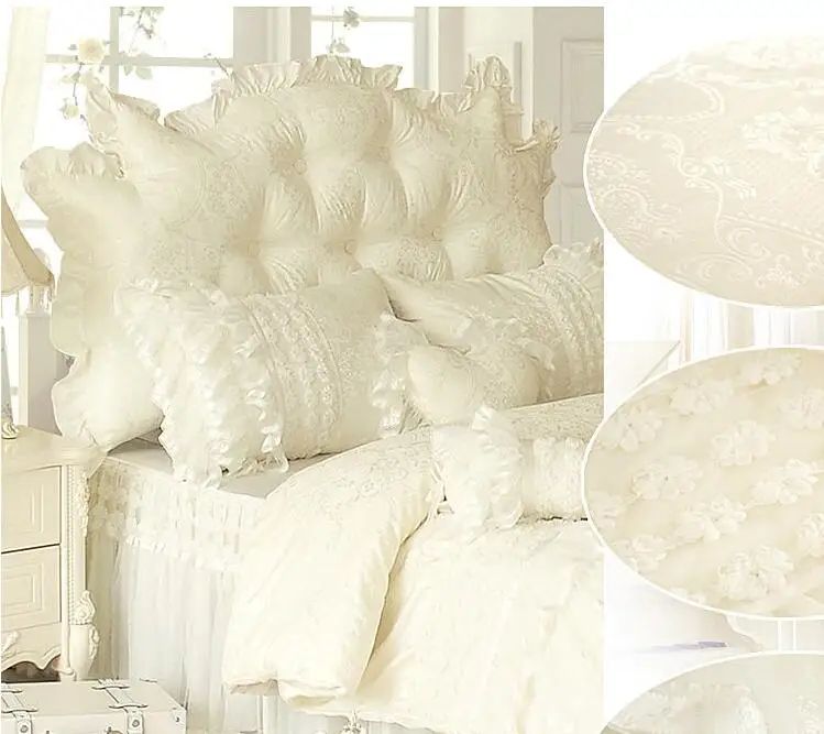 

white and pink headboard pillow