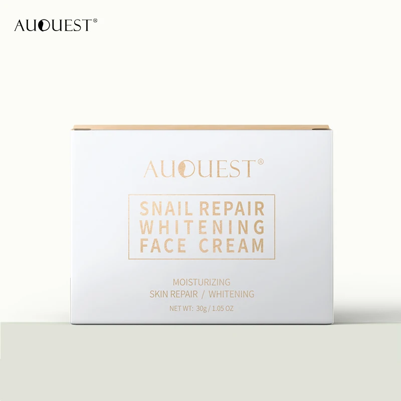 AuQuest 30 г экстракт из улиток ремонт отбеливающий крем для лица уменьшает морщины для осветления кожи увлажняющий антивозрастной уход за кожей лица