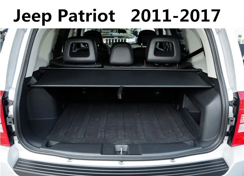 Car Rear Trunk Security Shield Cargo Cover For Jeep Patriot Car Rear Trunk Security Shield Cargo Cover For Jeep Patriot 2017 2016 High Qualit Auto Accessories