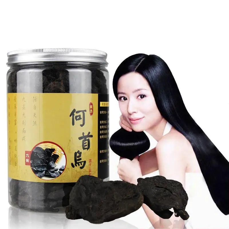 500 г He Shou Wu пудра черная фасоль многоцветный корень Фо ти 100% натуральная 3