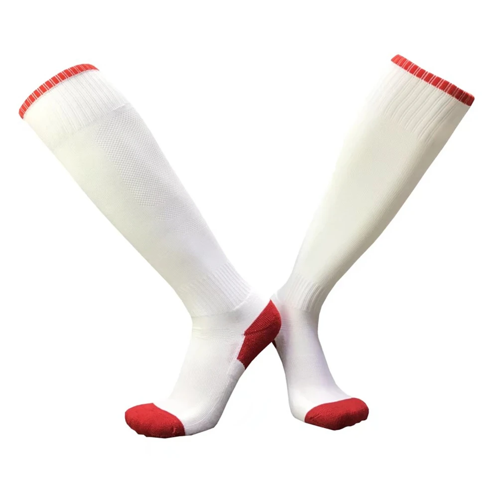 Мужские и женские футбольные носки для мальчиков и девочек, эластичные гольфы, плотные носки, спортивные баскетбольные волейбольные футбольные носки для велоспорта