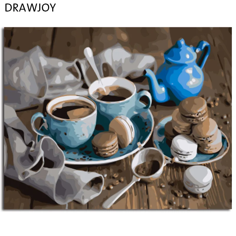 

DRAWJOY Pictures DIY Painting By Numbers Canvas Oil Painting Painting And Calligraphy Home Decor For Living Room Wall Art