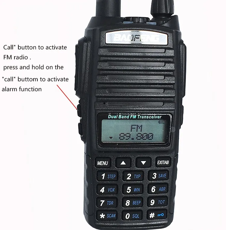 Профессиональный двухдиапазонный vhf uhf рация 10 км PTT Vox для портативной CB радиостанции Handy Radio uv82 baofeng UV-82 handphone