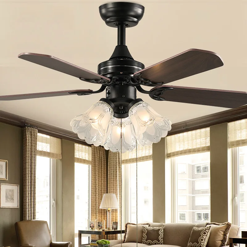 Eusolis потолочные вентиляторы с освещением Ventilador Ретро De Techo Con Luz Y Mando A Distancia лампа