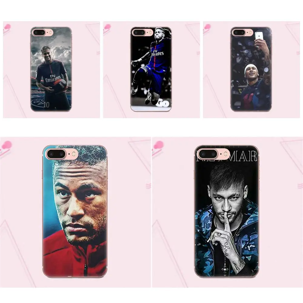 Neymar Jr For HTC Desire 530 626 628 630 816 820 One A9 M7 M8 M9 M10 E9 Plus U11 For Moto G G2 G3 Soft TPU Screen Protector