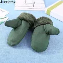 Jocestyle милый для мальчиков и девочек; теплая зимняя одежда с рисунком дерева Снежинка перчатки с принтом повседневные аксессуары утолщенные перчатки