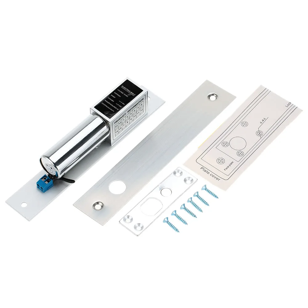 

Electric Drop Bolt Door Lock DC 12V Magnetic Induction Auto Deadbolt for Security Access Control System