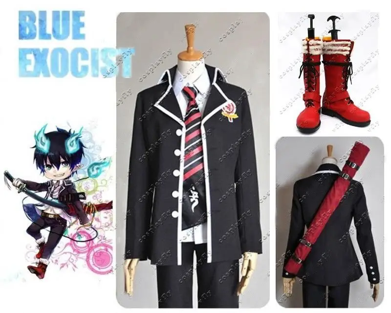 Японское аниме Ao no Blue Exorcist Rin Okumura косплей меч бутафория Тканевая обувь сумка для меча для костюма одежда для взрослых C0135 - Цвет: Cloth Shoes Bag