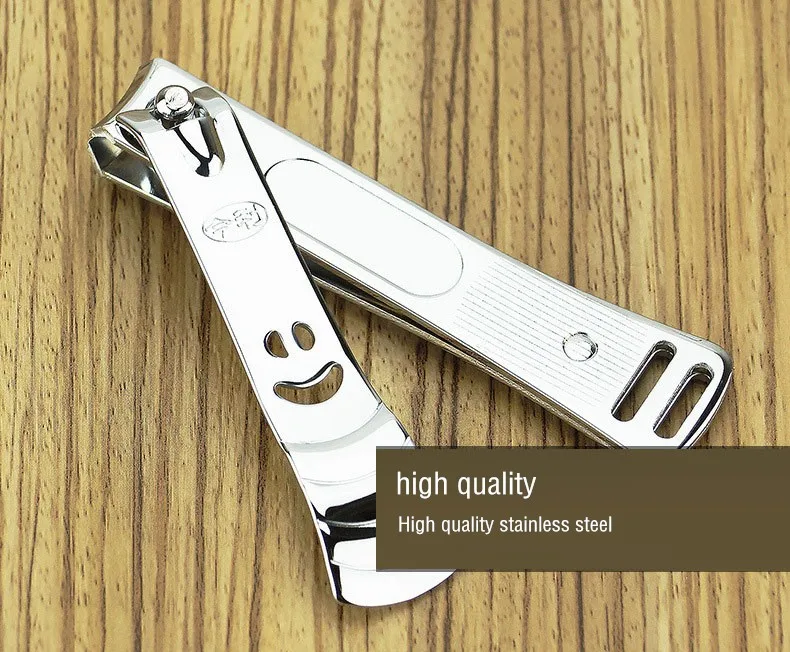 Нержавеющая сталь кусачки для ногтей Резак для триммера, маникюра, педикюра ножницы для ухода большой размер Smile 78 мм 1 шт