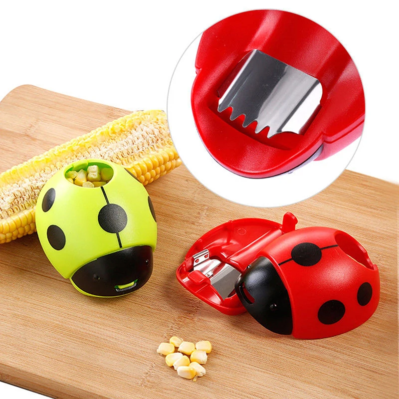 Hot New 1pc Creative Cartoon Ladybug Corn Planer Kitchen Tools Home Decoration Accessories Christmas Halloween Party | Дом и сад