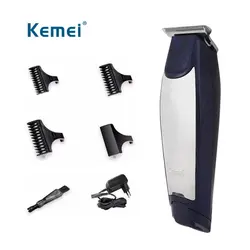 Kemei Новое поступление электрический триммер для волос перезаряжаемая Бритва для стрижки волос Безопасная бритва для мужчин машинка для