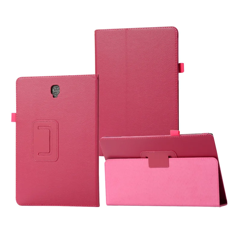 Good Quality PU Case For Samsung T830 T835 Litchi Stand Protectors Cover Galaxy Tab S4 10.5 (100PCS/Lot) | Компьютеры и офис