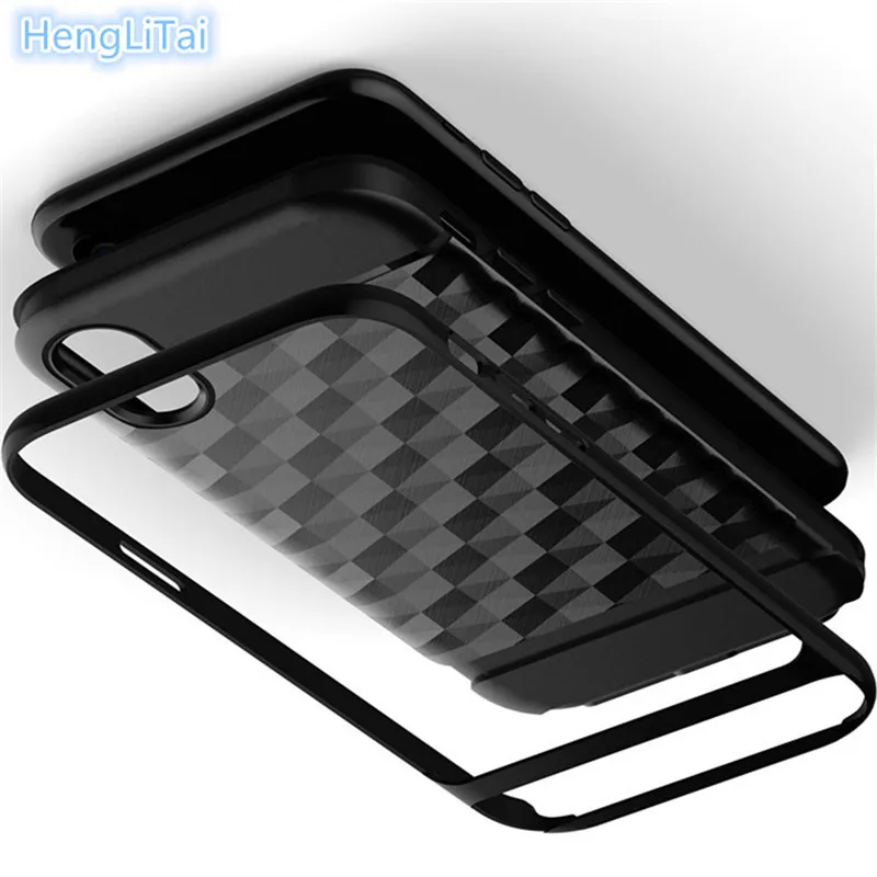 NEW High quality Fashion 3D Diamond pattern soft TPU+PC