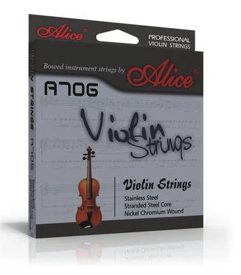 

authorised Alice violin strings setelectric violin strings1/4 1/2 3/4 4/4 High quality imported violin accessorie free shipping