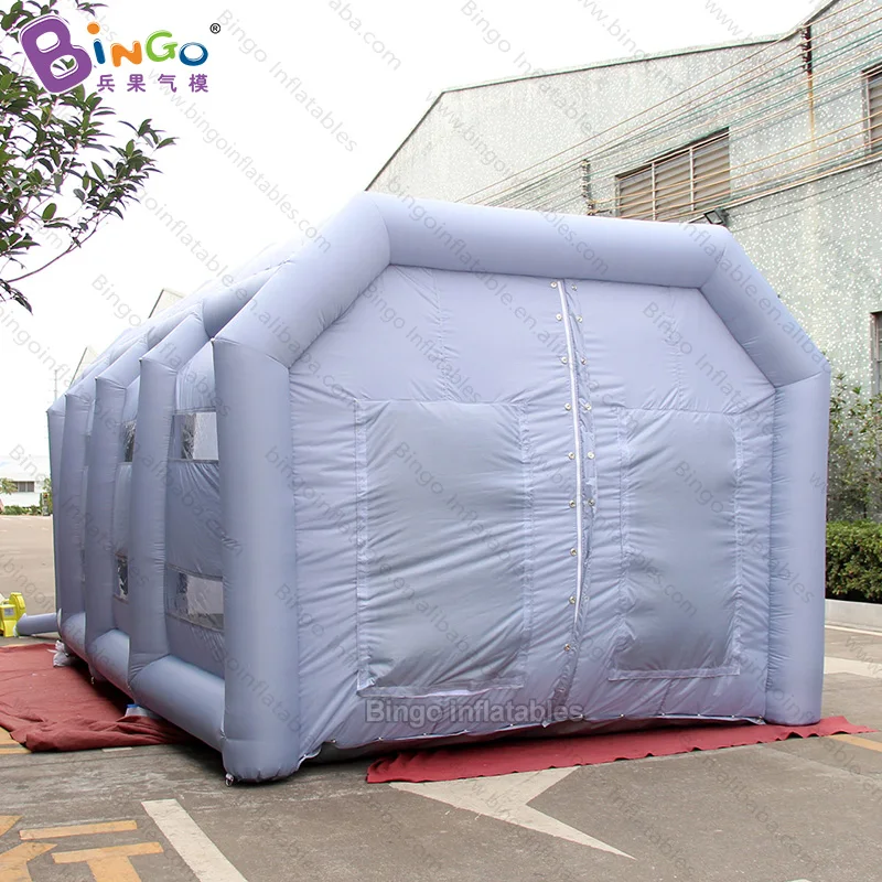  customized 6.7X3.7X2.8m inflatable paint booth / inflatable portable paint booth / inflatable spray