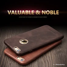 QIALINO телефон из натуральной кожи чехол для iPhone 6 и 6s телячья кожа уникальный дизайн с золотой рамкой задняя крышка для iPhone 6 и 6s Plus