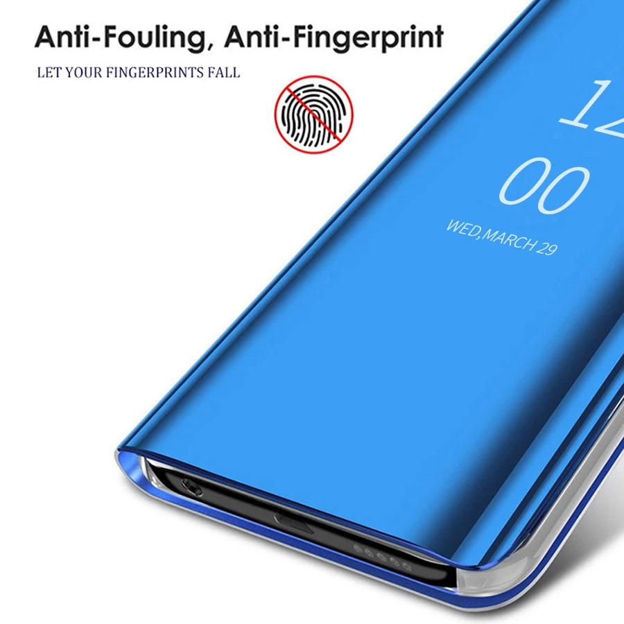 Jappinen Smart mi rror флип чехол для телефона Xiaomi Red Note 5 6 7 Pro A2 Lite A1 PocoPhone F1 прозрачный с