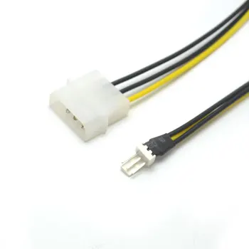 

50PCS 20cm/7.87inch 4Pin IDE To 3Pin CPU/Case Fan Power Cable Fan Connector Adapter For Desktop PC