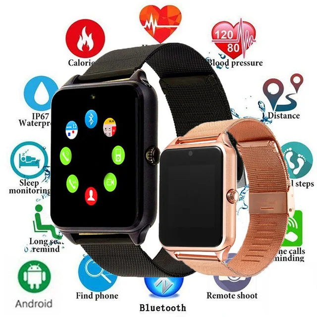 2019 Z60 Смарт часы электронные мужские для Apple iPhone samsung Android мобильный телефон Bluetooth