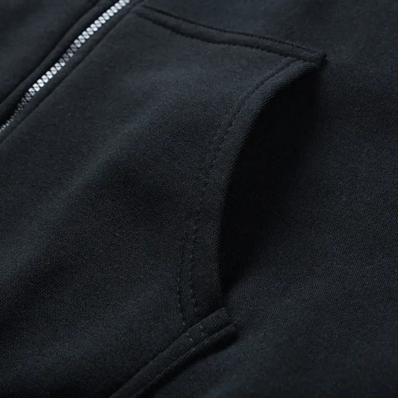 2019 Tracksuit Sets Men Casual Hooded Couple Fleece Cotton Male Sweatshirts Man Sportswear Suits Youth Zipper Cardigan+Pant 2PCS 8