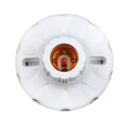 E27 круглый Пластик базы винтовая лампочка штекеры патрона лампы огнезащитных прочного Материал безопасный номера электрический утечки