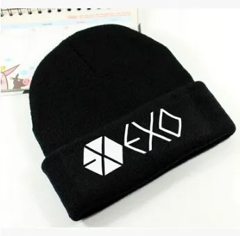 Kpop зимняя шапка exo унисекс exo planet с принтом Skullies& Beanies для женщин и мужчин gorros