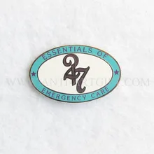 Изготовленный На Заказ жесткий значок с Эмалью Буквы значков зеленый цвет никель " OEM/ODM дешевая цена