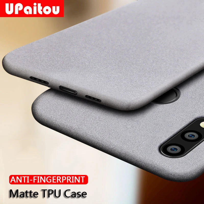 

UPaitou Case for Huawei Y9 Y7 Y6 Pro Y5 2019 Lite Prime 2018 Anti Fingerprint Case Soft Silicone Matte Ultra Slim Thin TPU Cover