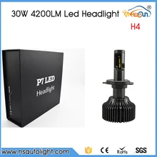 Free Shipping 2 x 30W 4200LM H4 LED Headlight Bulb LED Conversion Kit Hi Lo Replacement Bulb For Headlight FOG DRL