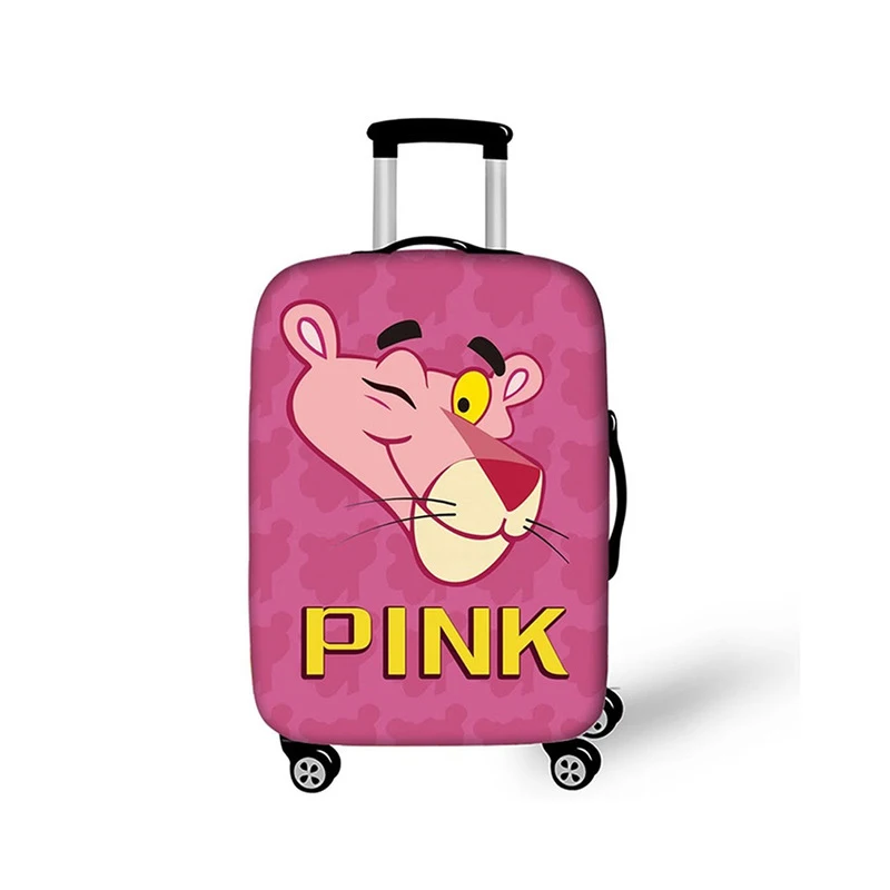 SEREQI Розовая пантера дорожная Крышка для багажа для 18-32 дюймов костюм чехол Защита багажа чехол пылезащитный чехол Аксессуары для путешествий - Цвет: A Luggage Cover