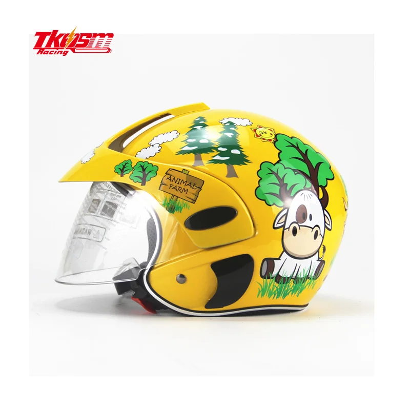 TKOSM Personality children helmet motorcycle girl or boy baby 2 to 7