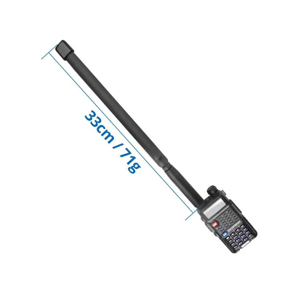 Портативная рация плоская антенна складная тактическая UV 5R UHF VHF для Baofeng