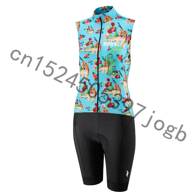 

2019 Morvelo woman sleeveless cycling skinsuit body suit New Triathlon Cycling Equipment cycling clothing ciclismo maillot