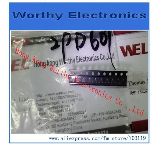Бесплатная доставка 10 шт./лот 2PD601ART 2PD601A 2PD601 TRANS NPN 50V 0.1A SOT23-3 | Электронные