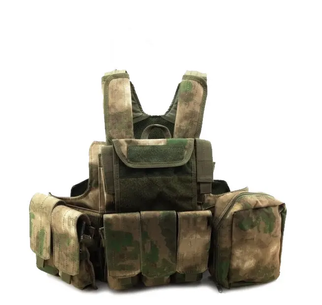 Molle CIRAS Тактический снаряжение страйкбол жилет W/подсумок Утилита Сумка Releasable Armor пластина Перевозчик Strike жилеты - Цвет: fg