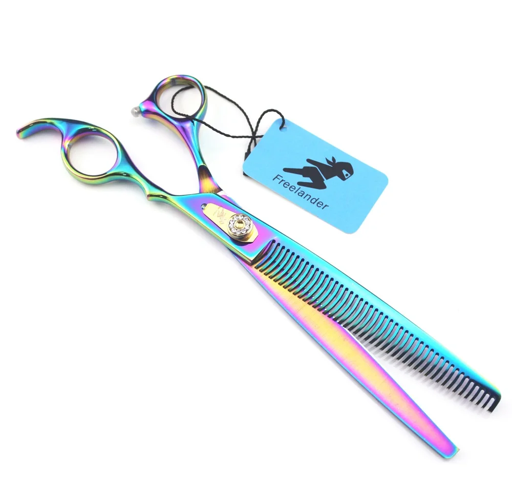 High Quality Japan 440C 8 Inch Pet Dog Grooming Thinning Scissors Grooming Shears for Dogs Thinning Rate 35% High Quality Japan 440C 8 Inch Pet Dog Grooming Thinning Scissors Grooming Shears for Dogs Thinning Rate 35%