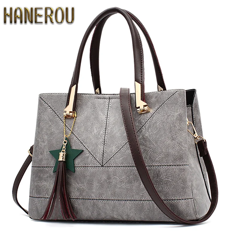 Beste Mode 2018 PU Lederen Schoudertas Dames Herfst Handtassen Beroemde Merken Vrouwen Zwart Saffiano Tote Bag Nieuwe Casual Vrouwen Tas