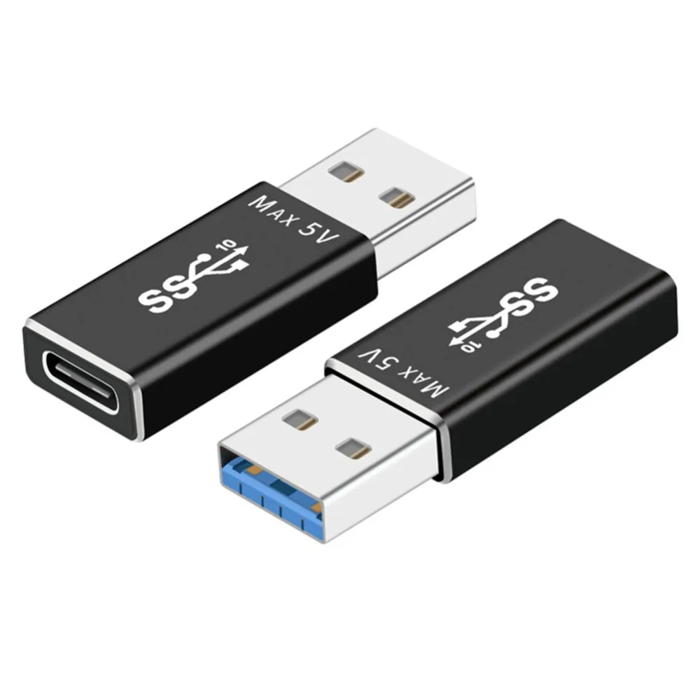 

SuperSpeed (Gen 2, Both Side 10Gbps) Aluminum USB A to USB-C Female Charging & Data Sync Connector Converter OTG Adapter