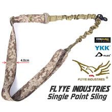 MILITECH Военная Спецификация Тактическая Винтовка одмночный слинг FLYYE FY-SL-S001 одноточечный ремень безопасности для винтовки пулемет