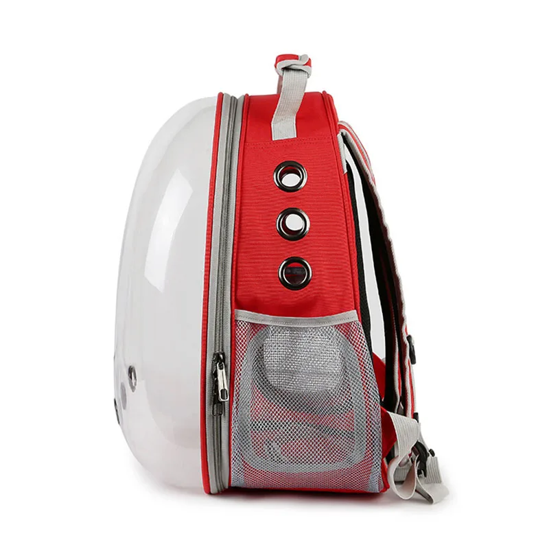 Breathable Pet Dog Cat Carriers Bag Outdoor Travel Transparent Space Pet Backpack Carry Bag Case Puppy Carriers Cat Rabbit Cage3