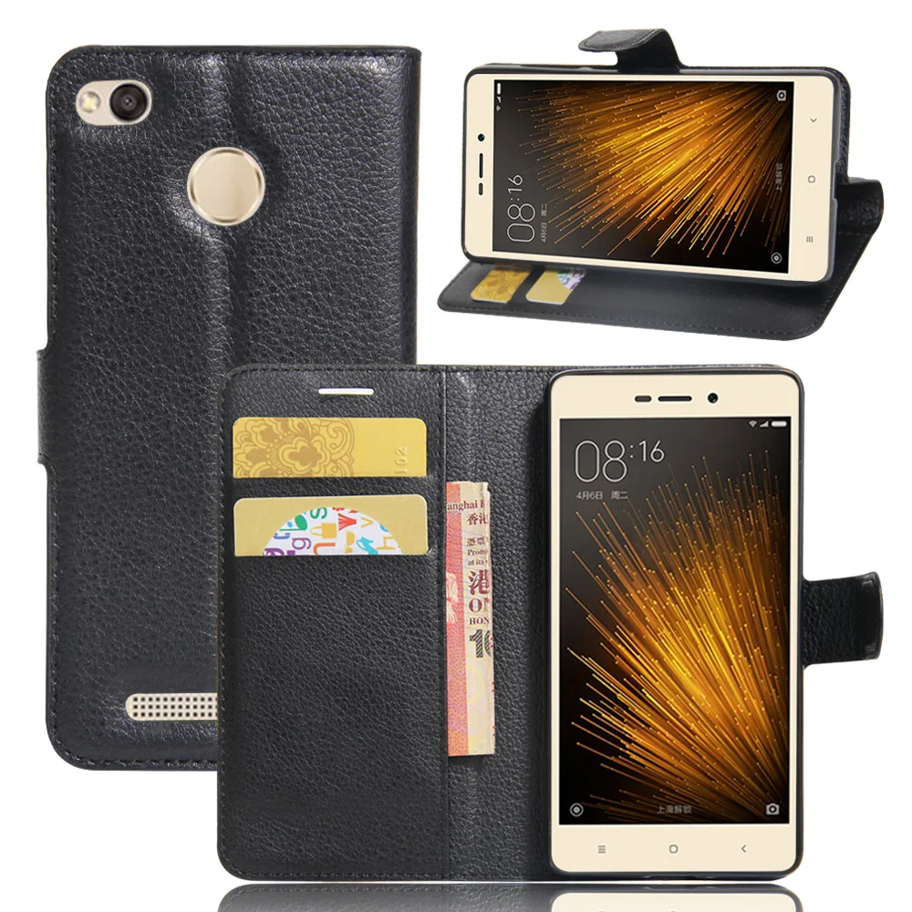 

YINGHUI For Xiaomi Redmi 3X 5.0" Case Magnetic Wallet Flip Leather Stand Case For Xiaomi Redmi 3X Phone Protective Back Cover