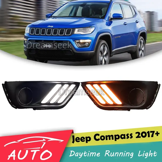 Buy DRL For Jeep Compass 2017 2018 LED Car Daytime