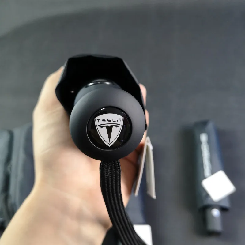 

For Tesla Car Logo Pare Fully Automatic Umbrella Car Accessories stickers For Tesla MODEL S MODEL X MODEL 3 MODEL Y For Gift