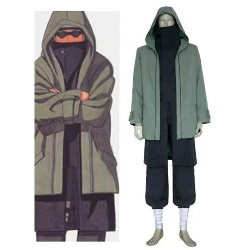 Аниме Наруто Косплей Одежда красивый Shino Aburame Костюм бесплатная доставка|cosplay