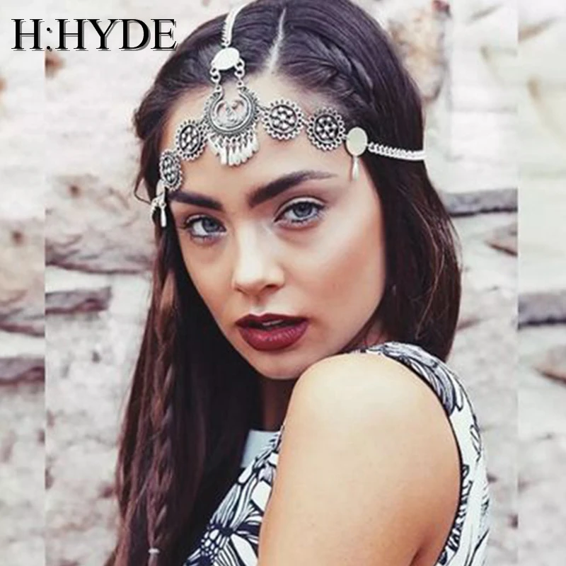 H: аксессуары для волос HYDE металлическая головка волнистая цепочка ювелирное