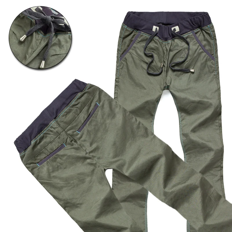 mens drawstring chinos