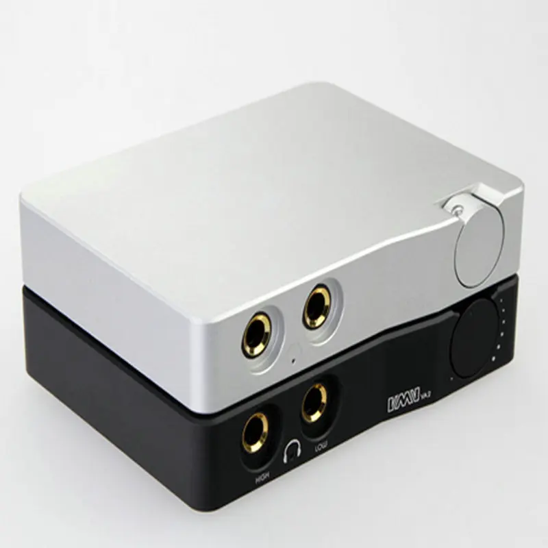 

Clearance SMSL VMV-VA2 HIFI Desktop Portable Headphone Amplifier 3.5 mm Jack Headphone Input/Output Interface AMP Silver Black