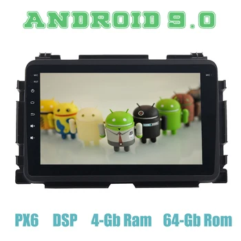 

PX6 Android 9.0 Car GPS Radio Multimedia for honda Vezel HRV HR-V 2014 2015 2016 2017 2018 with wifi usb DSP 4+64GB Auto Stereo