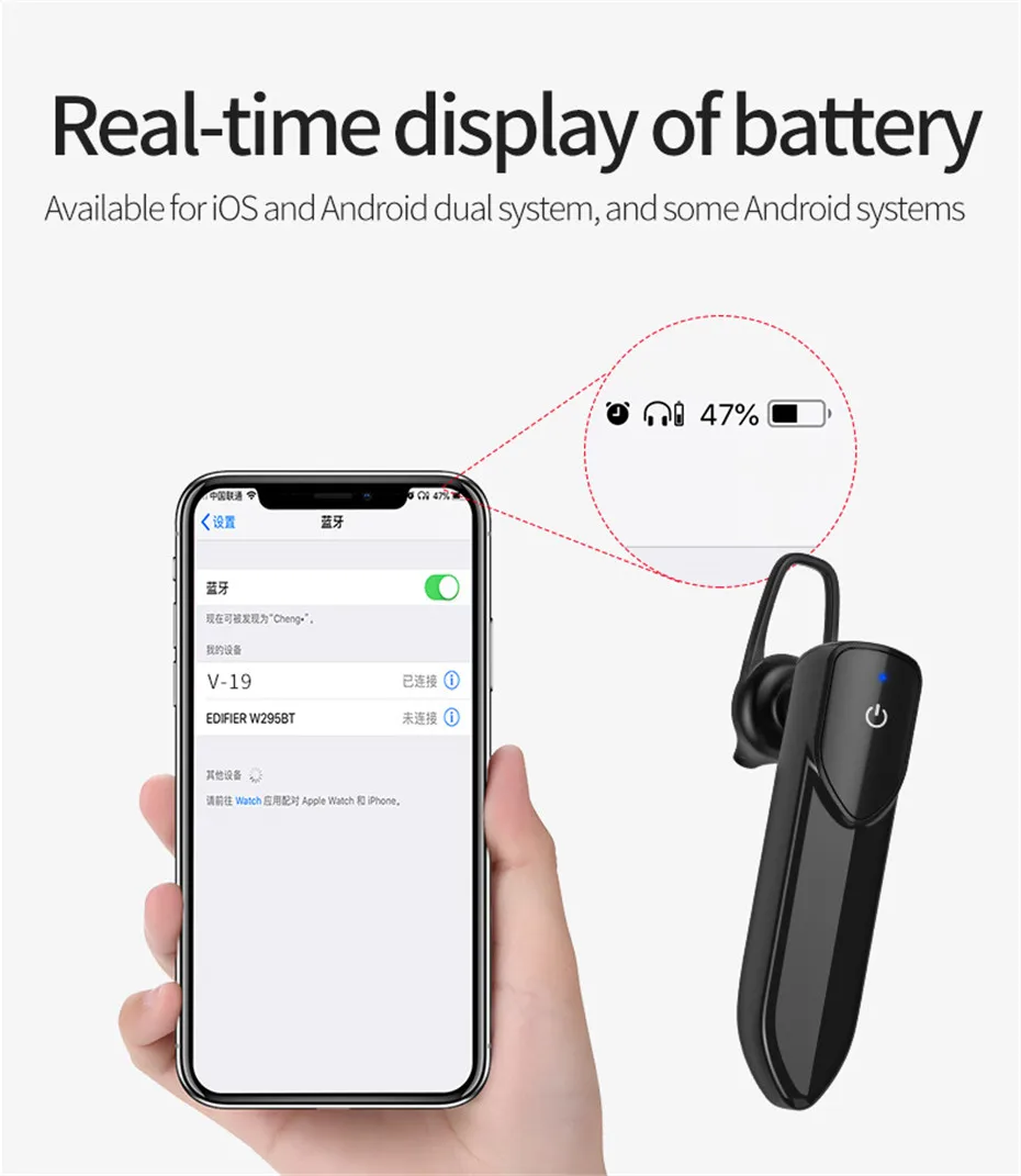 MOUSEMI Stereo Headset Bluetooth Earphone Wireless Headphone Mini TWS Wireless Bluetooth Earphones For iPhone Universal Earphone (14)